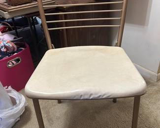 Vintage card table chair