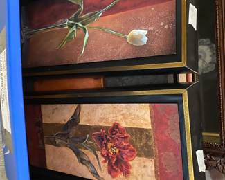 Lots of nice framed pictures - various sizes and subjects