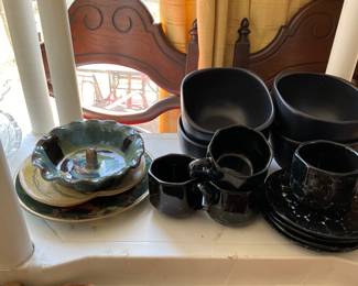 Items on dining room table 