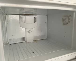Garage - Frigidaire medium sized refrigerator with top freezer