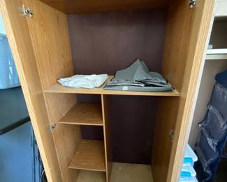 Garage - inside of large cabinet