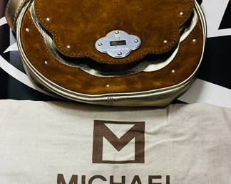 Suede Michael kors purse !