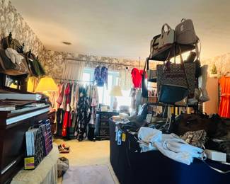 The boutique filled with designer and vintage finds ! 