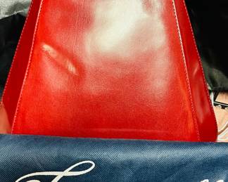 Fontanelli made in Italy red backpack