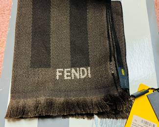 Fendi scarf with tags. 