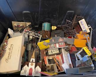 Train villages vintage