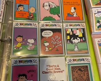 Peanuts trading cards