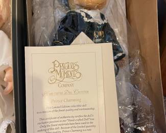 Rare Sam butcher 1 of 500, precious moments musical wood doll. Prince Charming. This one is hard to find!