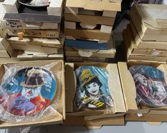 creepy clown plates