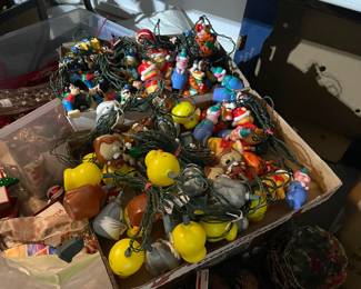 Disney and looney tune Christmas lights