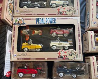 Pedal cars diecast toys