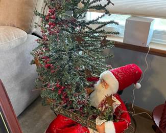 Large Santa deco rustic