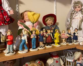 Shirly temple figurine set Danbury mint