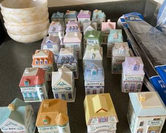 Lenox spice jars houses