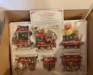 danbury mint golden retriever christmas express