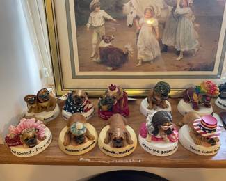 Tons of dog figurines