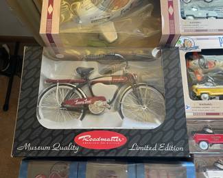 Pedal car diecast figures