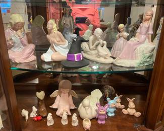 vintage ceramic class figurines