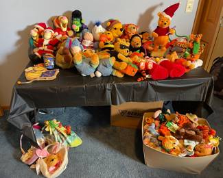 100s of Winnie the Pooh stuffies new and like new