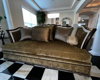Starting price was $2,500. Now asking only $1,250 for this gorgeous Marge Carson Sofa! 