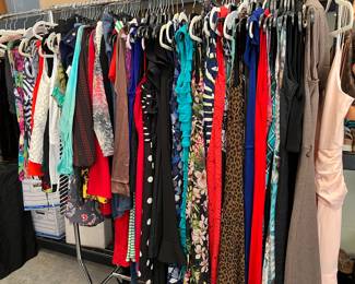 Beautiful clothing now from running between $3 to $10. Includes quality coats, dresses, pants and tops.