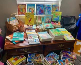 Little Golden Books and VHS Tapes