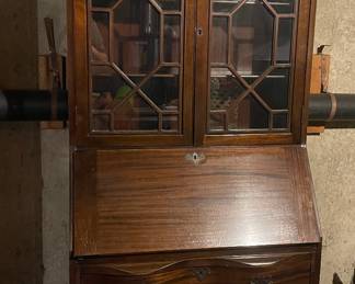Antique Secretary Desk Cabinet