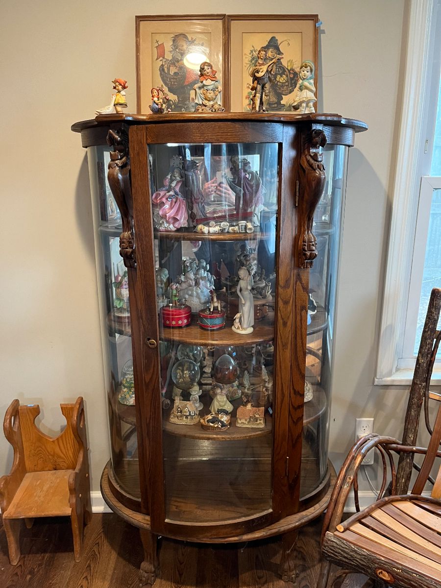 Beautiful cabinet filled with Knick knacks