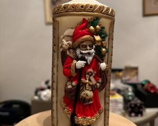 Vintage Christmas candle