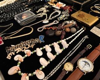 Jewelry, watches, necklaces, pins, bracelet