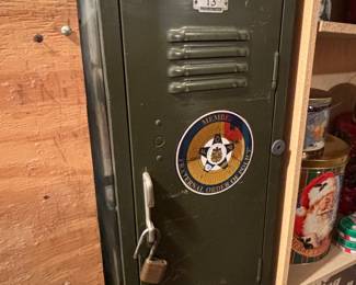 1940's Detroit police locker, taken when retired