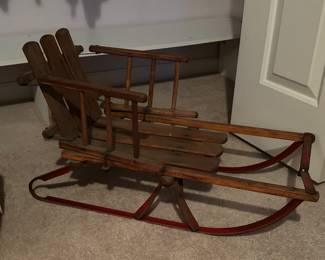 Vintage children's sled