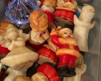 Vintage Christmas candles