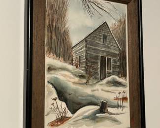 Original artwork - Winter scene