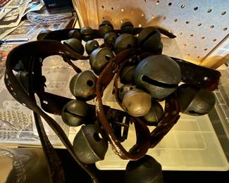 Antique sleigh bells from their great grandfathers carriage