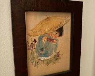 Vintage oriental art