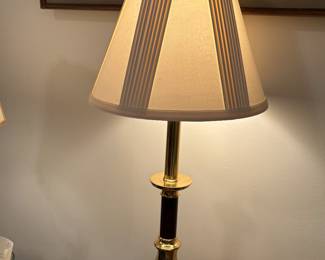 Elegant brass lamp