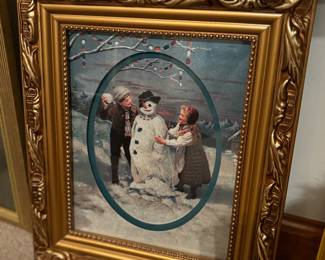 Art - Christmas / winter scene