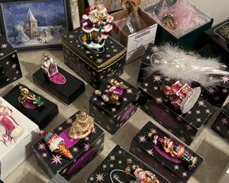 Wide selection of Christopher Radco ornaments