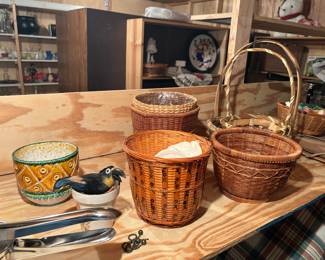 Baskets and flower pots