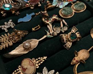 Jewelry, pins, earrings