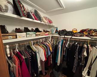 Clothes, purses, shoes