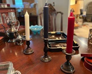 Set of candle holders 