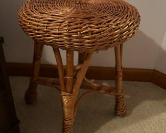 Wicker stool