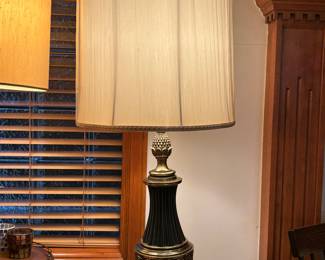 Mid century brass lamp