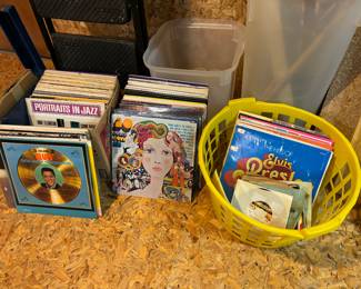 Vintage vinyl 33rpm records