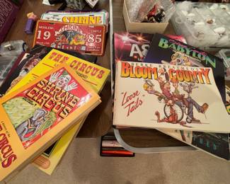 Shrine circus books, license plates