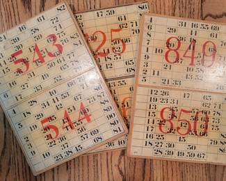 1930s Keno boards