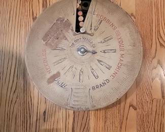 antique Boye sewing display