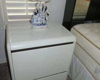 White Forcmia Nightstands by Lane Furniture